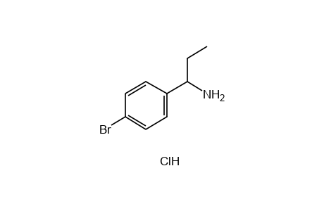 p-bromo-α-ethylbenzylamine, hydrochloride
