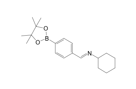 4-(Cyclohexyliminomethyl)benzeneboronic acid pinacol ester