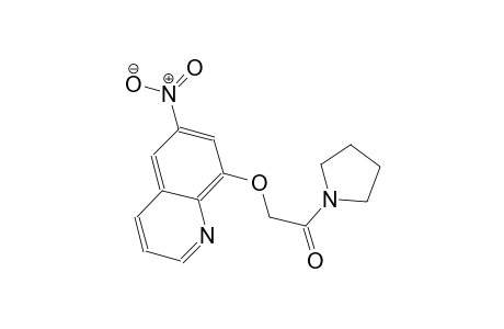 6-nitro-8-[2-oxo-2-(1-pyrrolidinyl)ethoxy]quinoline