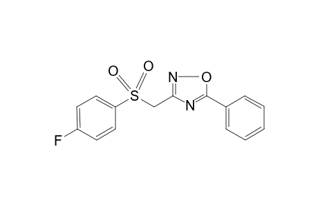 1,2,4-Oxadiazole, 3-(4-fluorophenylsulfonylmethyl)-5-phenyl-