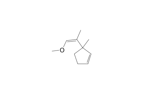 CYCLOPENTENE, 3-(2-METHOXY-1-METHYLETHENYL)-3-METHYL-
