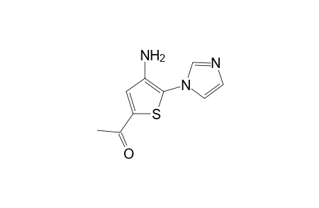 1-(4-amino-5-imidazol-1-yl-2-thienyl)ethanone