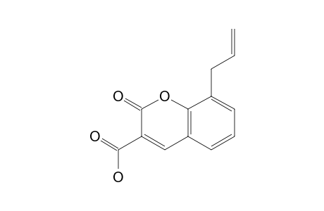 8-allyl-2-oxo-2H-1-benzopyran-3-carboxylic acid