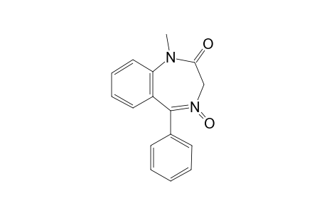 1-Methyl-4-oxy-5-phenyl-1,3-dihydro-benzo[E][1,4]diazepin-2-one