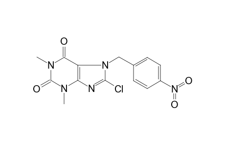 8-chloro-1,3-dimethyl-7-(4-nitrobenzyl)-3,7-dihydro-1H-purine-2,6-dione