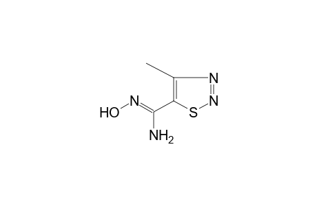4-methyl-1,2,3-thiadiazole-5-carboxamidoxime