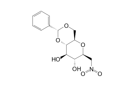2,6-Anhydro-5,7-O-benzylidene-1-deoxy-1-nitro-D-glycero-D-gulo-heptitol