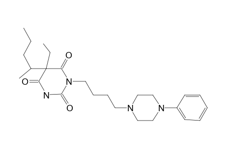 Hexahydropyrimidine-2,4,6-trione,5-ethyl-5-(2-pentyl)-1-[4-(4-phenyl-1-piperazinyl)-butyl]-