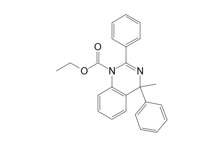 4-Methyl-2,4-diphenyl-1-quinazolinecarboxylic acid ethyl ester