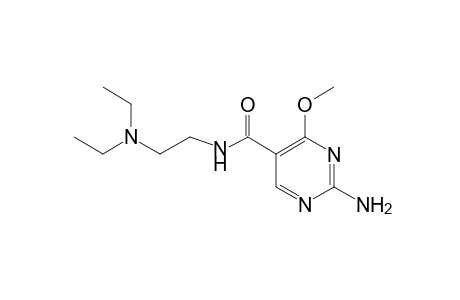 2-amino-N-[2-(diethylamino)ethyl]-4-methoxy-5-pyrimidinecarboxamide