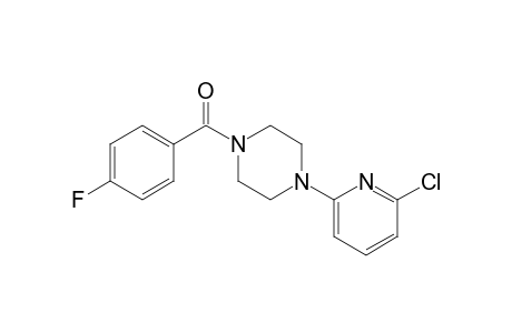 1-(6-CHLORO-2-PYRIDYL)-4-(p-FLUOROBENZOYL)PIPERAZINE