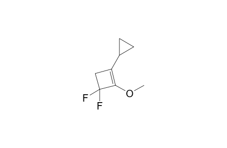 1-cyclopropyl-3,3-bis(fluoranyl)-2-methoxy-cyclobutene