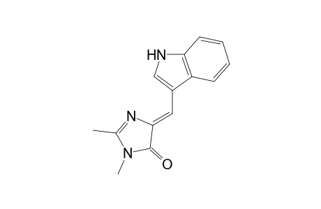 1,2-Dimethyl-4-[(indol-3-yl)methylene]imidazol-5-one