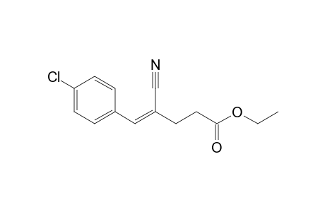 (Z)-5-(4-chlorophenyl)-4-cyano-4-pentenoic acid ethyl ester