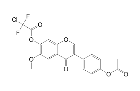 4'-Acetoxy-7-hydroxy-6-methoxyisoflavone, chlorodifluoroacetate