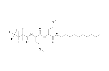 L-Methionyl-L-methionine, N-heptafluorobutyryl-, decyl ester