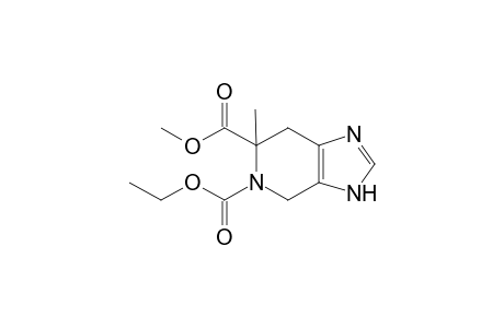 METHYL-(+/-)-5-ETHYLOXYCARBONYL-6-METHYL-4,5,6,7-TETRAHYDRO-3H-IMIDAZO-[4,5-C]-PYRIDIN-CARBOXYLATE