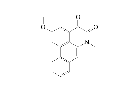 N,O-DIMETHYL-1-DESMETHOXY-4,5-DIOXODEHYDRO-ASIMILOBINE