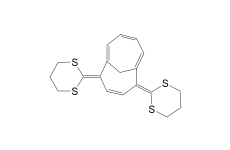 2-[5-(1,3-dithian-2-ylidene)-2-bicyclo[4.4.1]undeca-1(10),3,6,8-tetraenylidene]-1,3-dithiane