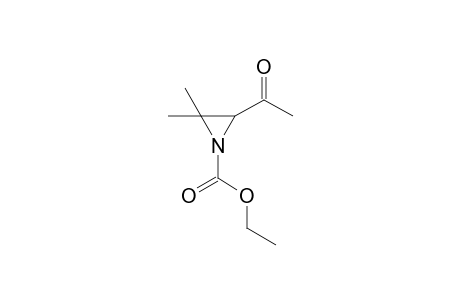 3-Acetyl-2,2-dimethyl-1-aziridinecarboxylic acid ethyl ester