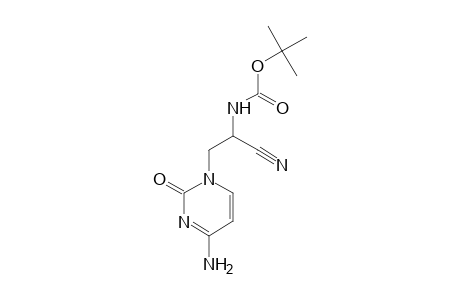 Carbamate, N-[2-(4-amino-2-oxo-1,2-dihydro-1-pyrimidinyl)-1-cyanoethyl]-, (1,1-dimethylethyl)ester