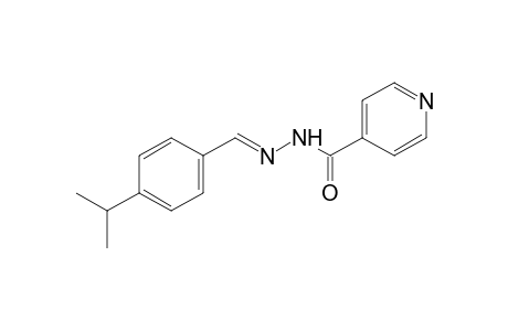 isonicotinic acid, (p-isopropylbenzylidene)hydrazide