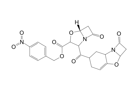 p-nitrobenzyl (5R)-7-oxo-2-(3-oxo-6-oxa-2-azatricyclo[5.4.0.0(2,5)]undec-7-en-10-ylcarbonyl)-4-oxa-1-azabicyclo[3.2.0]heptane-3-carboxylate