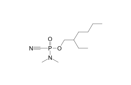 O-2-ethyl hexyl N,N-dimethyl phosphoramido cyanidate