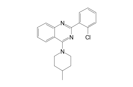 2-(2-Chlorophenyl)-4-(4-methyl-1-piperidinyl)quinazoline