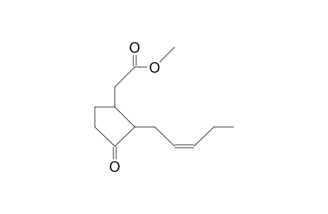 Methyl (3-oxo-2-[(2Z)-2-pentenyl]cyclopentyl)acetate