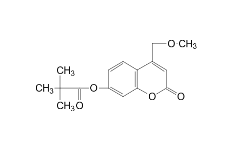 7-hydroxy-4-(methoxymethyl)coumarin, pivalate