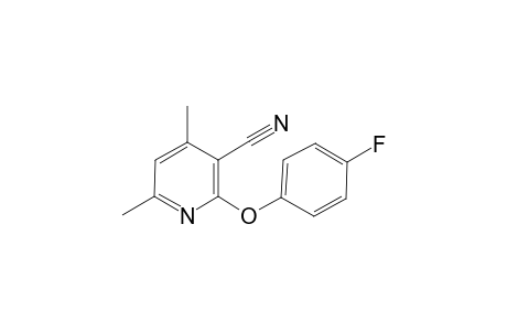2-(4-Fluoro-phenoxy)-4,6-dimethyl-nicotinonitrile