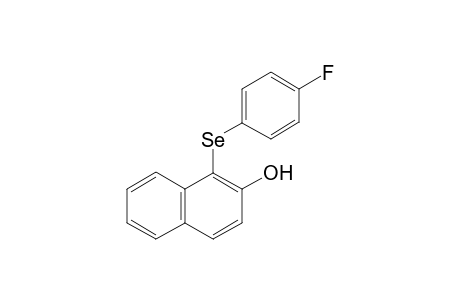 1-(4-Fluorophenylselanyl)naphthalen-2-ol