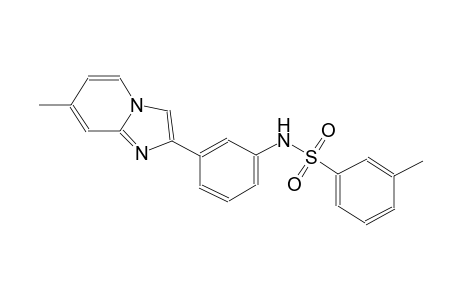 benzenesulfonamide, 3-methyl-N-[3-(7-methylimidazo[1,2-a]pyridin-2-yl)phenyl]-