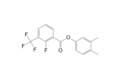 2-Fluoro-3-trifluoromethylbenzoic acid, 3,4-dimethylphenyl ester