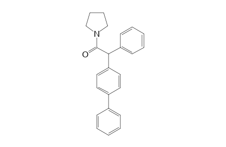 .alpha.-(Biphenyl-4-yl)phenylacetyl-1-pyrrolidine