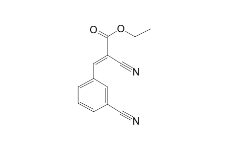 2-Propenoic acid, 2-cyano-3-(3-cyanophenyl)-, ethyl ester