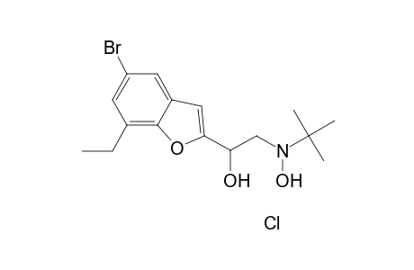 5-Bromo-7-ethylbenzofuran-2-yl(hydroxy-t-butylaminomethyl)methanol hydrochloride