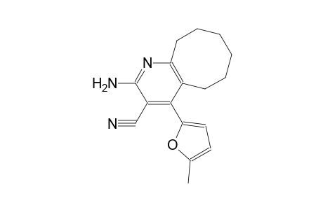 2-amino-4-(5-methyl-2-furyl)-5,6,7,8,9,10-hexahydrocycloocta[b]pyridine-3-carbonitrile