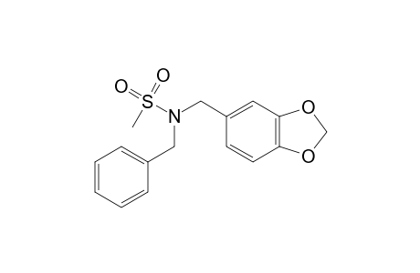 N-benzyl-N-piperonylmethanesulfonamide