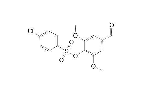 4-Chloro-benzenesulfonic acid 4-formyl-2,6-dimethoxy-phenyl ester