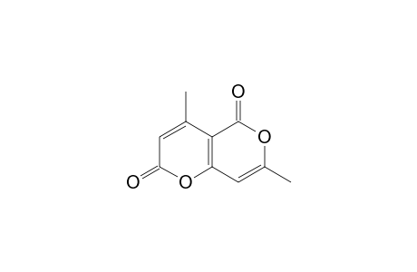 2H,5H-Pyrano[4,3-b]pyran-2,5-dione, 4,7-dimethyl-