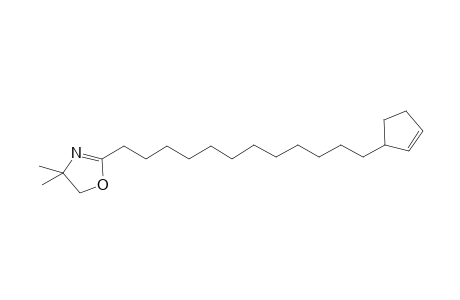 13-Cyclopent-2-enyltridecanoic acid, dmox derivative