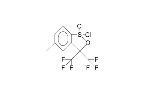 1,1-DICHLORO-3,3-BIS-(TRIFLUOROMETHYL)-5-METHYL-[3-H-2,1-BENZOXATHIOLE]
