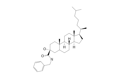 N-Benzyl-3-.alpha.-hydroxycholestane-3-carboxamide