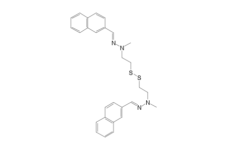 bis-[2-[N-Methyl-N'-(2-naphthylmethylidene)hydrazino]ethyl] disulfide