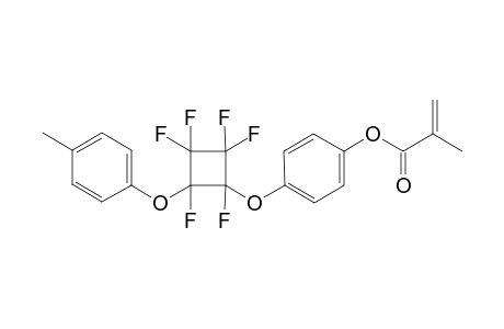 [4-[1,2,2,3,3,4-hexafluoro-4-(4-methylphenoxy)cyclobutoxy]phenyl] 2-methylprop-2-enoate