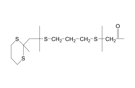 2-METHYL-2-(2,2,8,8-TETRAMETHYL-10-OXO-3,7-DITHIAUNDECYL)-1,3-DITHIAN