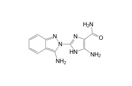 1H-Imidazole-4-carboxamide, 5-amino-2-(3-amino-2H-indazol-2-yl)-