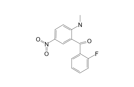 (2-fluorophenyl)(2-(methylamino)-5-nitrophenyl)methanone